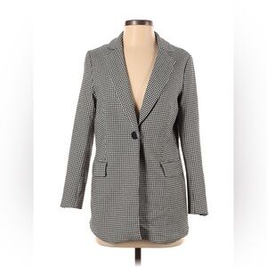 NWT Adrianna Papell Houndstooth Crisp Blazer